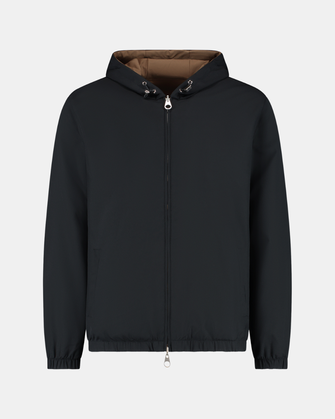 BELLUCI DUBBELZIJDIG VEST - ZWART