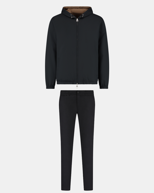 BELLUCI DUBBELZIJDIG SET - ZWART