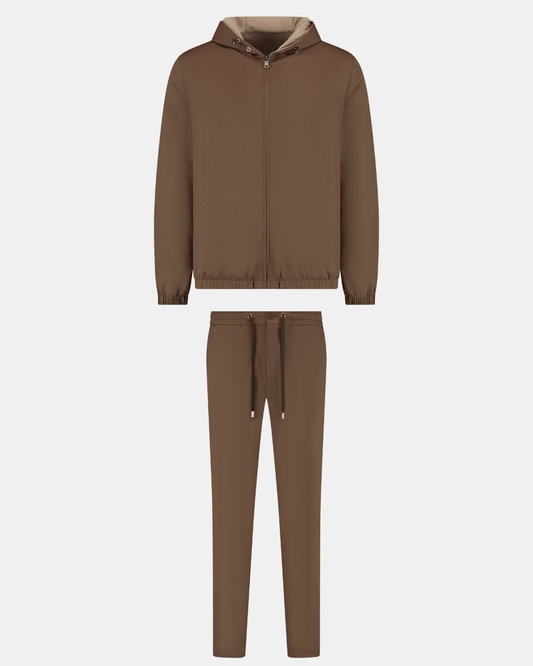 BELLUCI DUBBELZIJDIG SET - BRUIN